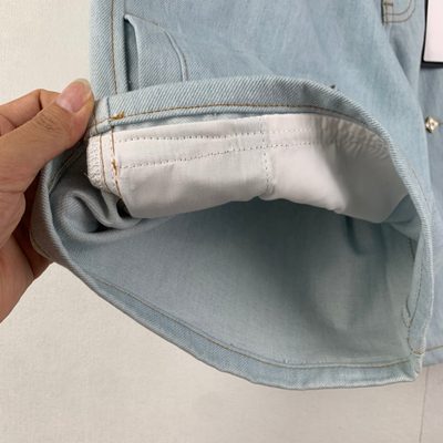 Louis Vuitton denim workwear shorts — 9