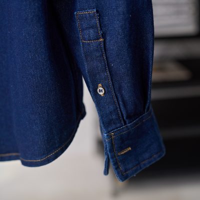 Louis Vuitton indigo denim shirt — 9