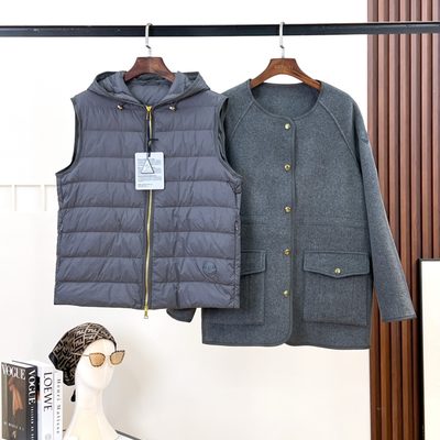 Moncler Reposse convertible wool and cashmere-blend jacket — 3