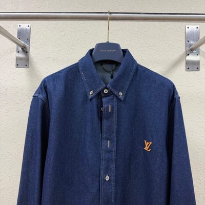 Louis Vuitton Denim Long-Sleeved Shirt — 3