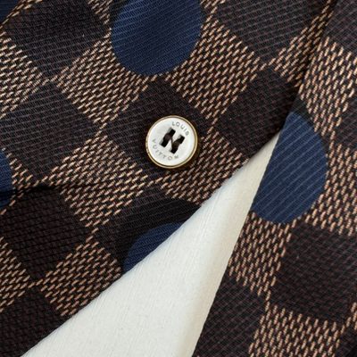 Louis Vuitton Damier Silk Short-Sleeved Shirt — 10