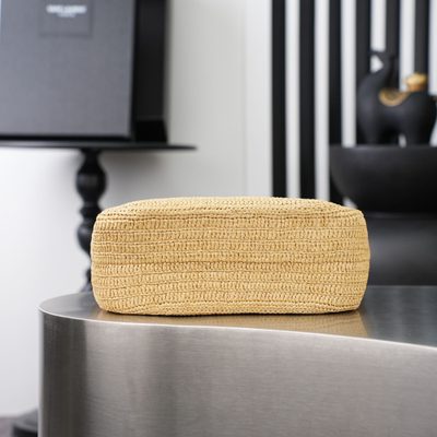 Saint Laurent Le 5 à 7 Raffia Shoulder Bag — 4