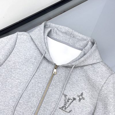 Lv zip-up hoodie and matching sweatpants set — 5