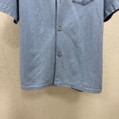 Louis Vuitton Embroidered Signature Chambray Short-Sleeved Shirt — 6