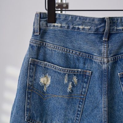 Balenciaga denim shorts — 8