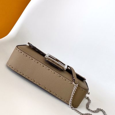 Fendi Baguette macro-stitch messenger bag (T) — 4