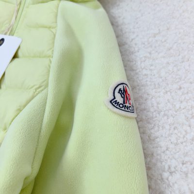 Moncler kids hooded hybrid zip-up jacket — 6