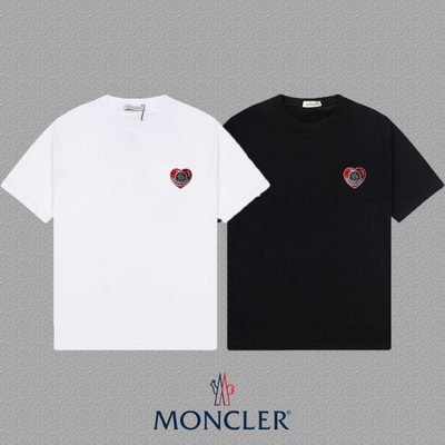 Moncler logo-patch cotton T-shirt — 3
