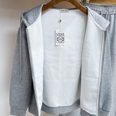 LOEWE zip-up hoodie and matching sweatpants set — 3