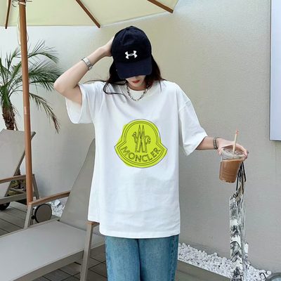 Moncler Enfant white cotton t-shirt — 9