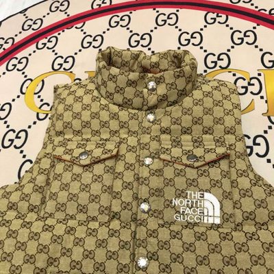 Gucci x The North Face GG Canvas Down Puffer Vest — 5