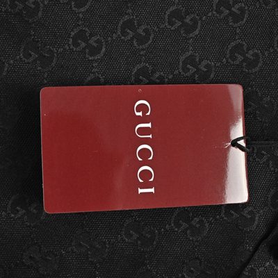 Gucci GG canvas linen-blend bowling shirt in black — 7
