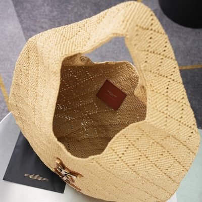 Saint Laurent Icare Hobo in Raffia — 6