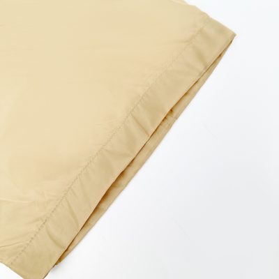 Prada sand beige Re-Nylon short-sleeved zip-up shirt — 6