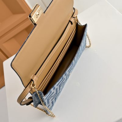 Fendi Baguette Wallet on Chain (T) — 9