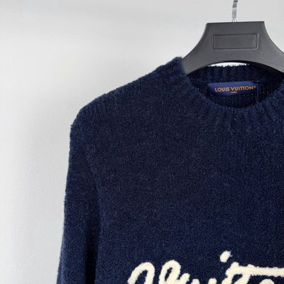 Louis Vuitton Embroidered Signature Long-Sleeved Crewneck — 6