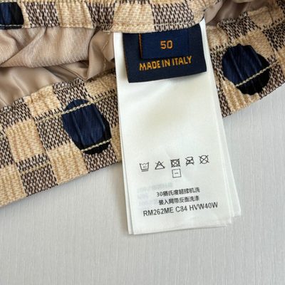 Louis Vuitton Damier Silk Shorts — 11