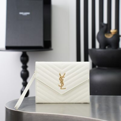 Saint Laurent Cassandre Matelassé Flap Pouches — 5