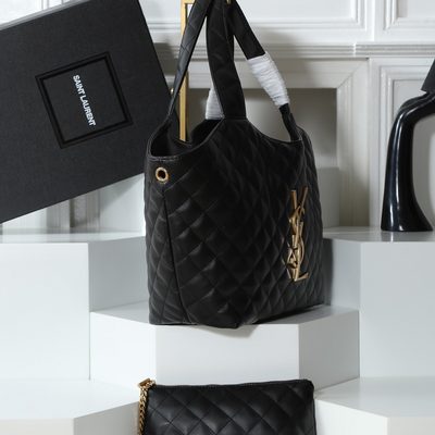 Saint Laurent Icare Quilted Tote — 3
