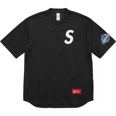 Supreme S Logo Baseball Henley — 9