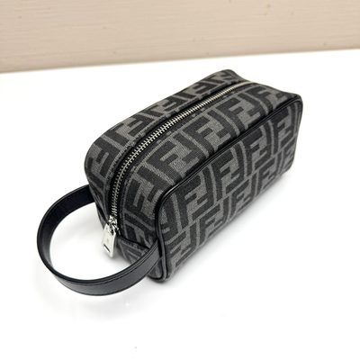 Fendi Small FF Jacquard Toiletry Case (T) — 4