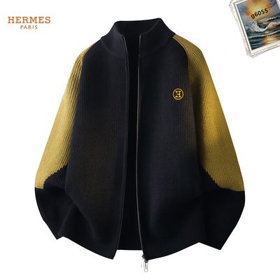 Hermes knitted zip-up cardigan — 4