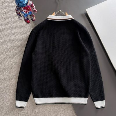 Prada long-sleeve knit polo sweater — 9