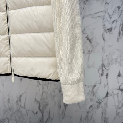 Moncler Padded Waffle-Knit Hoodie — 8