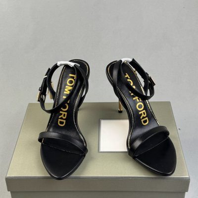 Tom Ford Padlock Leather Sandals — 4