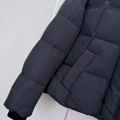 Prada Re-Nylon cropped down puffer jacket — 9