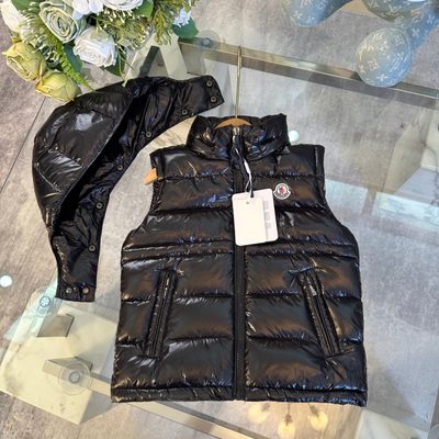 Moncler Enfant Ania Hooded Down Gilet for children — 5