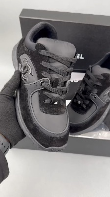 Chanel Black CC Logo Runner sneakers — 5