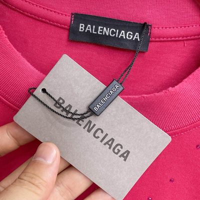 Balenciaga rhinestone-embellished white crewneck T-shirt — 6
