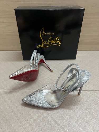 Christian Louboutin Spikaqueen 100 rhinestone pumps