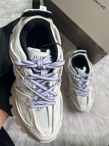 Balenciaga Wmns Track Sneakers in White Lilac — 3