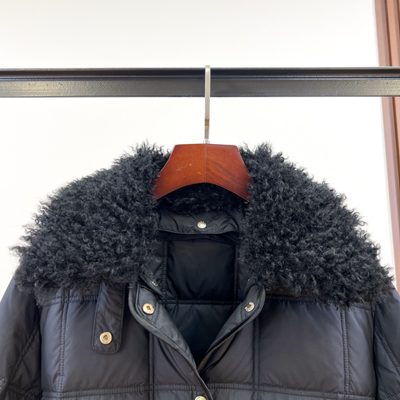 Moncler Cygnes Belted Short Down Jacket — 3