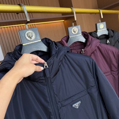 Prada Men's Re-Nylon Down Jacket — 4