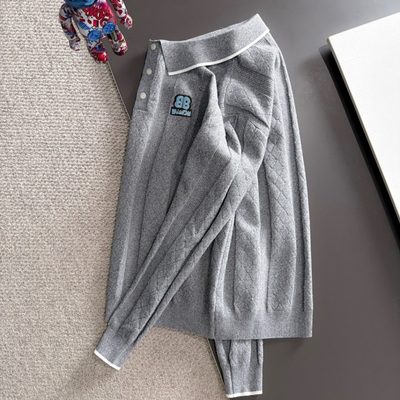 Balenciaga knit polo sweater — 7