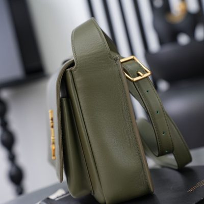 Saint Laurent Niki Logo Plaque Satchel Bag — 7