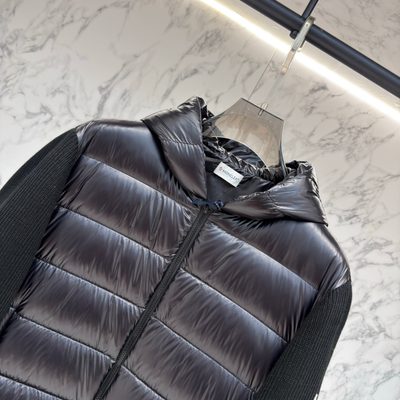 Moncler Logo-Appliquéd Wool-Trimmed Quilted Shell Hooded Down Jacket — 6