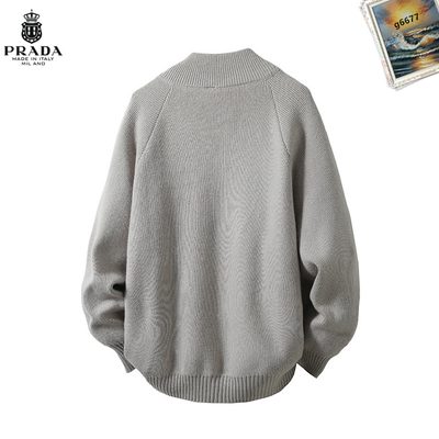 Prada knitted zip-up cardigan — 5