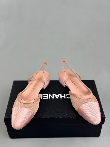 Chanel slingback flats — 4