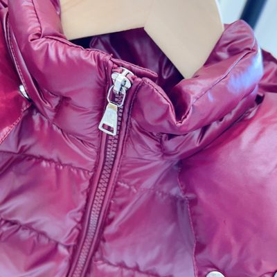 Moncler Enfant Maya Hooded Short Down Jacket — 4