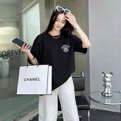 Moncler logo cotton jersey t-shirt — 8