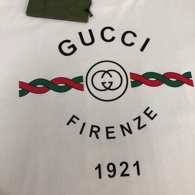 Gucci Firenze 1921 cotton jersey t-shirt — 4