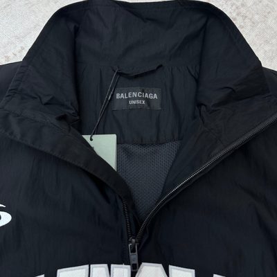 Balenciaga Basketball Series Tracksuit Jacket in black — 3