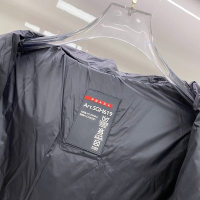 Prada men's quilted short puffer jacket — 10