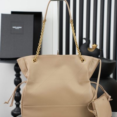 Saint Laurent Jamie Shopping Small in Lambskin tote bag — 4