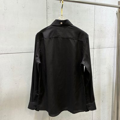 Loro Piana black long-sleeved shirt — 4