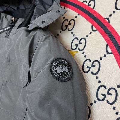 Canada Goose men's hooded parka with four — 9